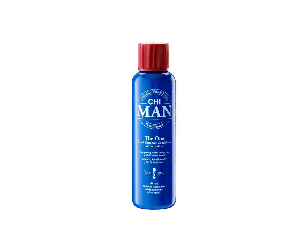 CHI Haarshampoo CHI MAN The One 3-in-1 Shampoo, Conditioner & Body Wash 30ml von CHI