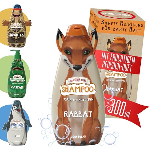 CHIARA AMBRA Die Schule der Magischen Tiere Shampoo 300 ml Pfirsich-Duft Rabbat von CHIARA AMBRA