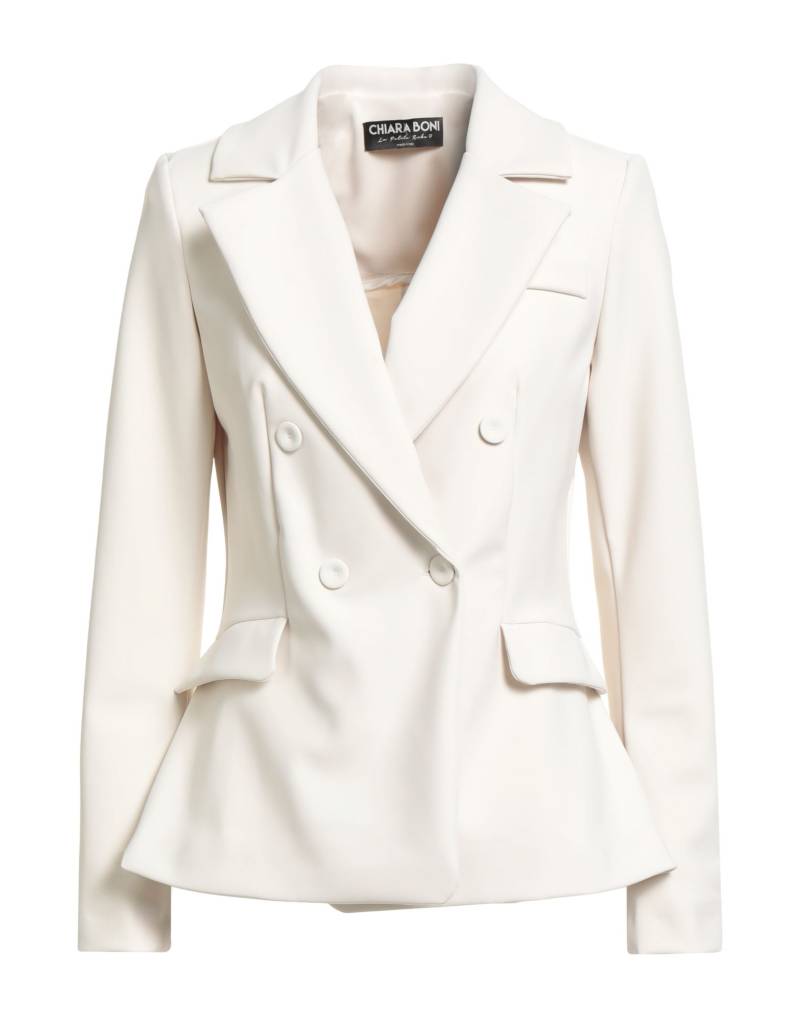 CHIARA BONI LA PETITE ROBE Blazer Damen Off white von CHIARA BONI LA PETITE ROBE