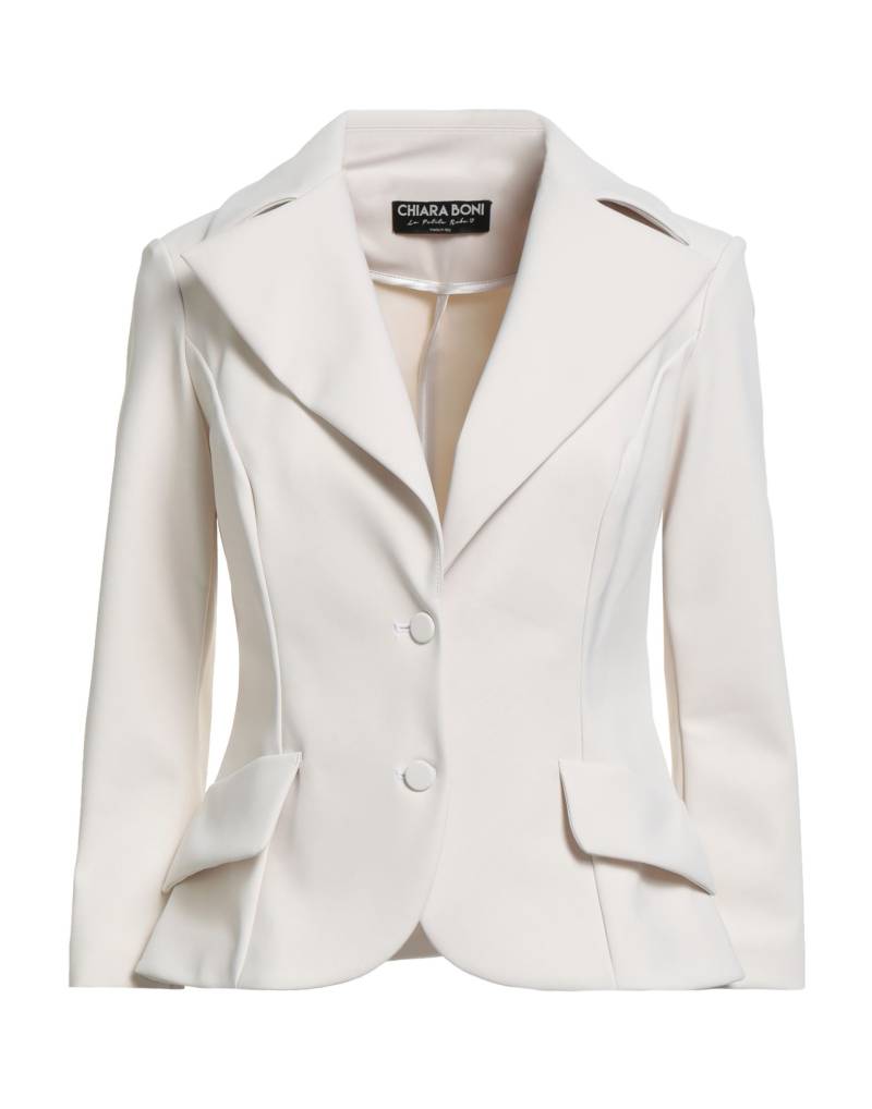 CHIARA BONI LA PETITE ROBE Blazer Damen Off white von CHIARA BONI LA PETITE ROBE
