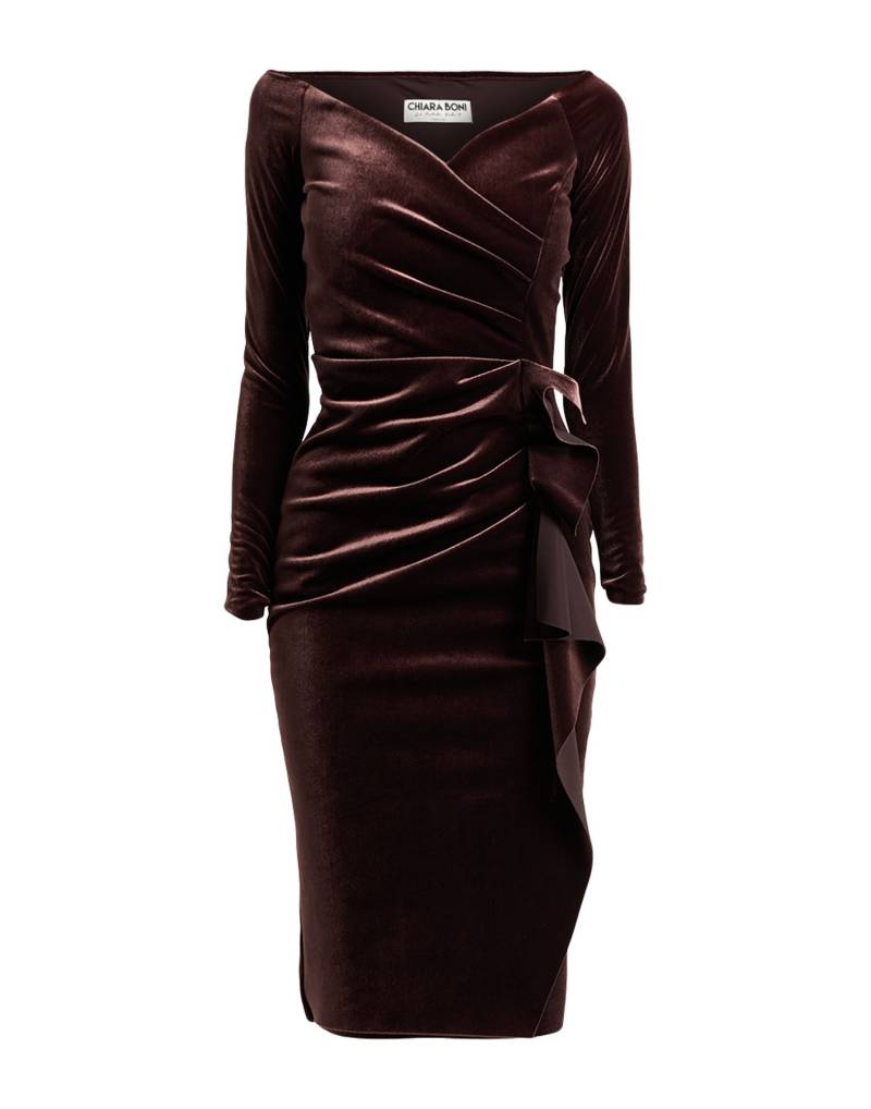 CHIARA BONI LA PETITE ROBE Midi-kleid Damen Schokobraun von CHIARA BONI LA PETITE ROBE