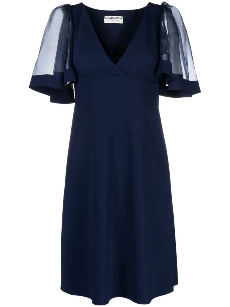 CHIARA BONI La Petite Robe Kleid mit weiten Ärmeln - Blau von CHIARA BONI La Petite Robe