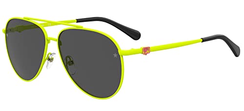 Chiara Ferragni Unisex Cf 1001/s Sunglasses, 40G/IR Yellow, 59 von Chiara Ferragni