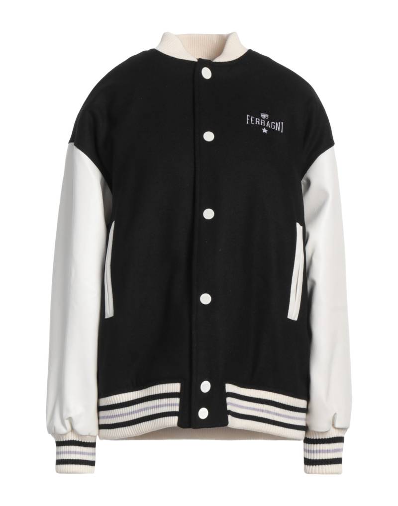 CHIARA FERRAGNI Jacke & Anorak Damen Schwarz von CHIARA FERRAGNI