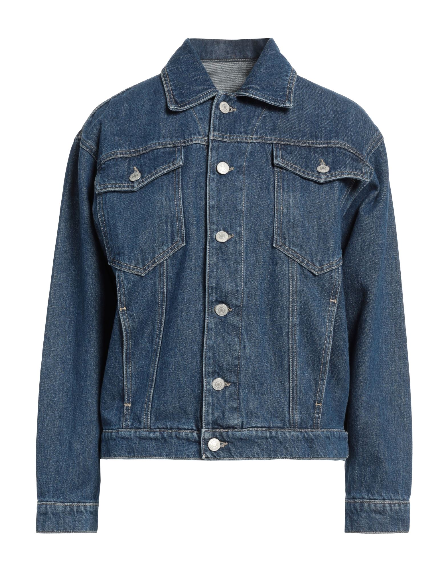 CHIARA FERRAGNI Jeansjacke/-mantel Damen Blau von CHIARA FERRAGNI