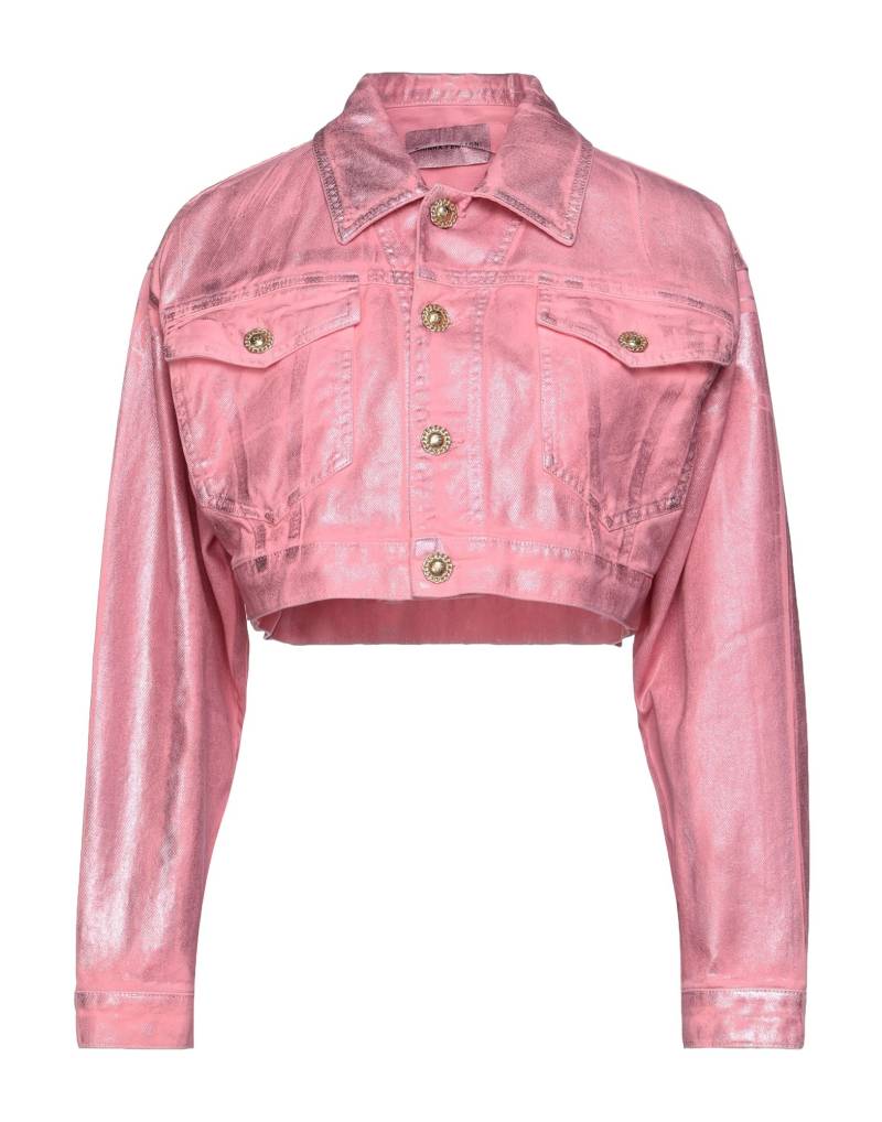 CHIARA FERRAGNI Jeansjacke/-mantel Damen Rosa von CHIARA FERRAGNI