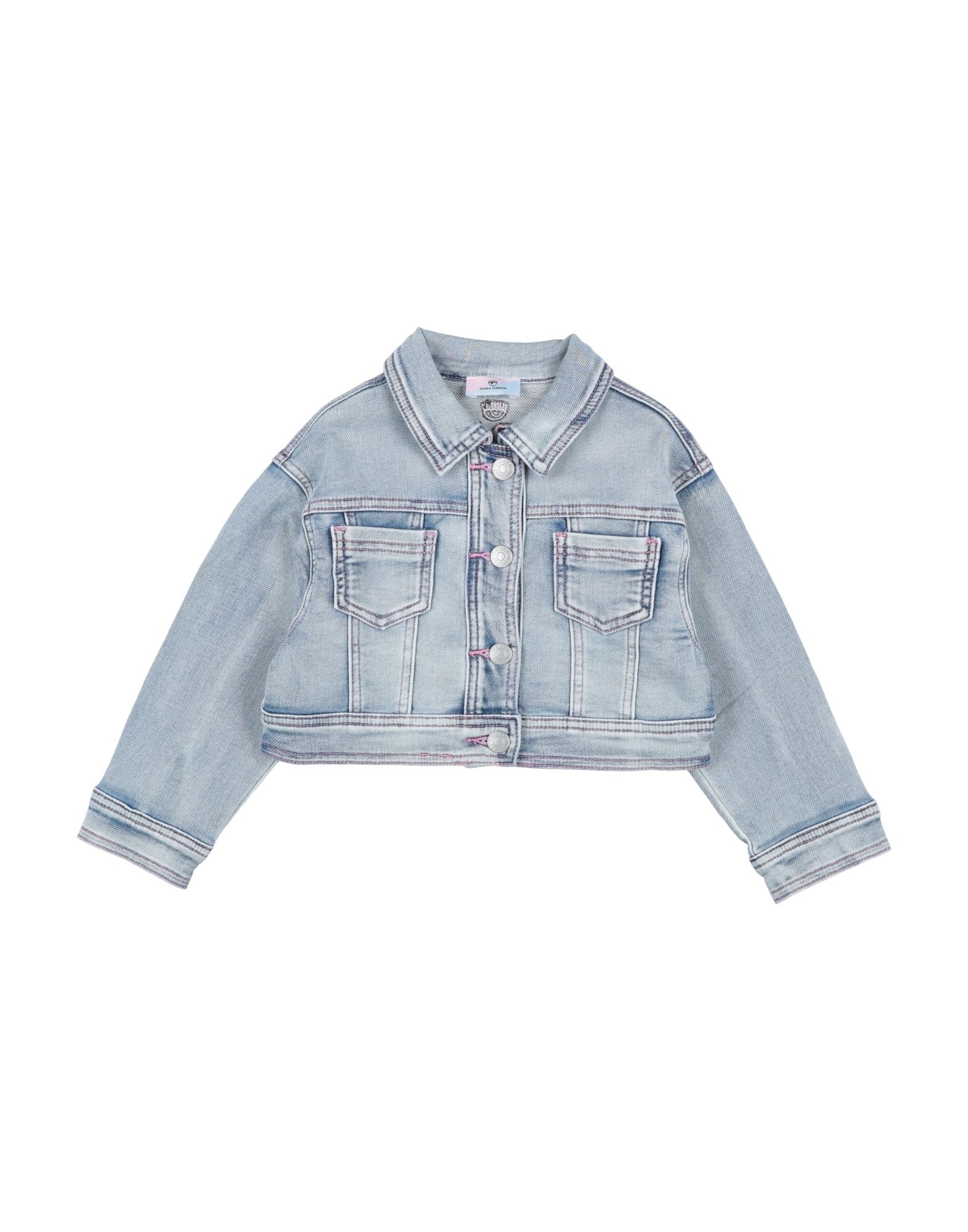 CHIARA FERRAGNI Jeansjacke/-mantel Kinder Blau von CHIARA FERRAGNI