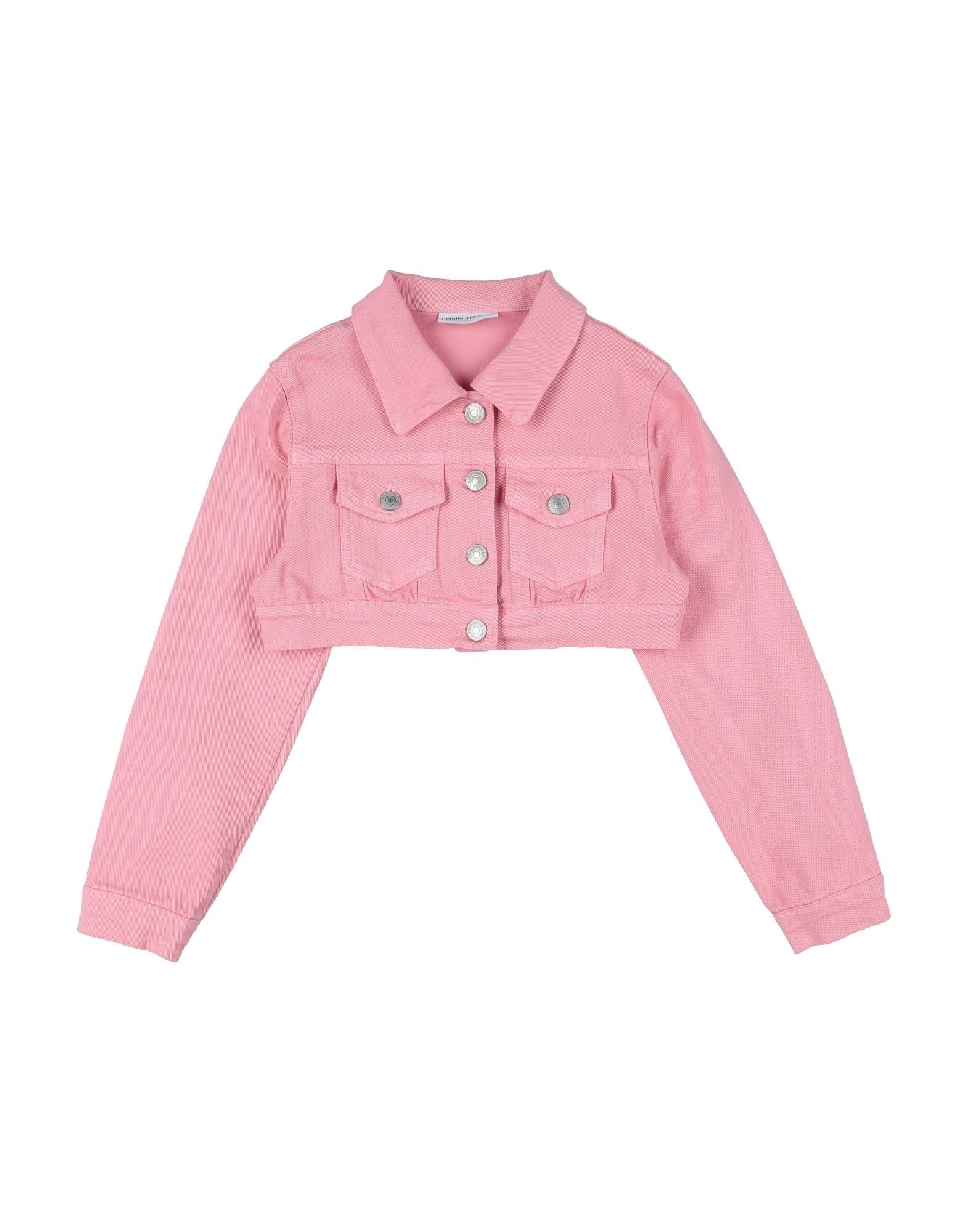 CHIARA FERRAGNI Jeansjacke/-mantel Kinder Rosa von CHIARA FERRAGNI