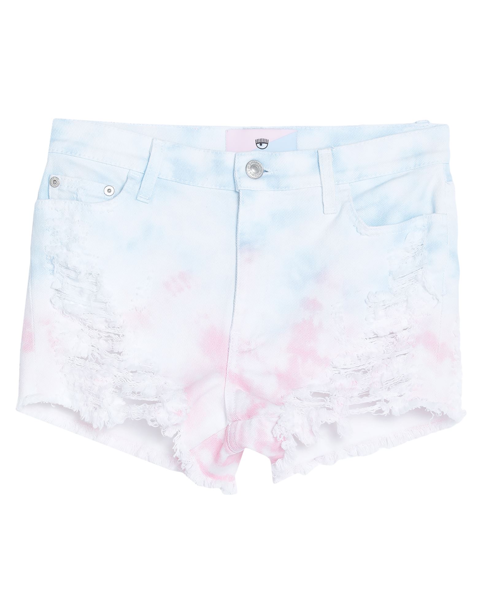 CHIARA FERRAGNI Jeansshorts Damen Weiß CHIARA FERRAGNI Jeansshorts Damen Weiß von CHIARA FERRAGNI
