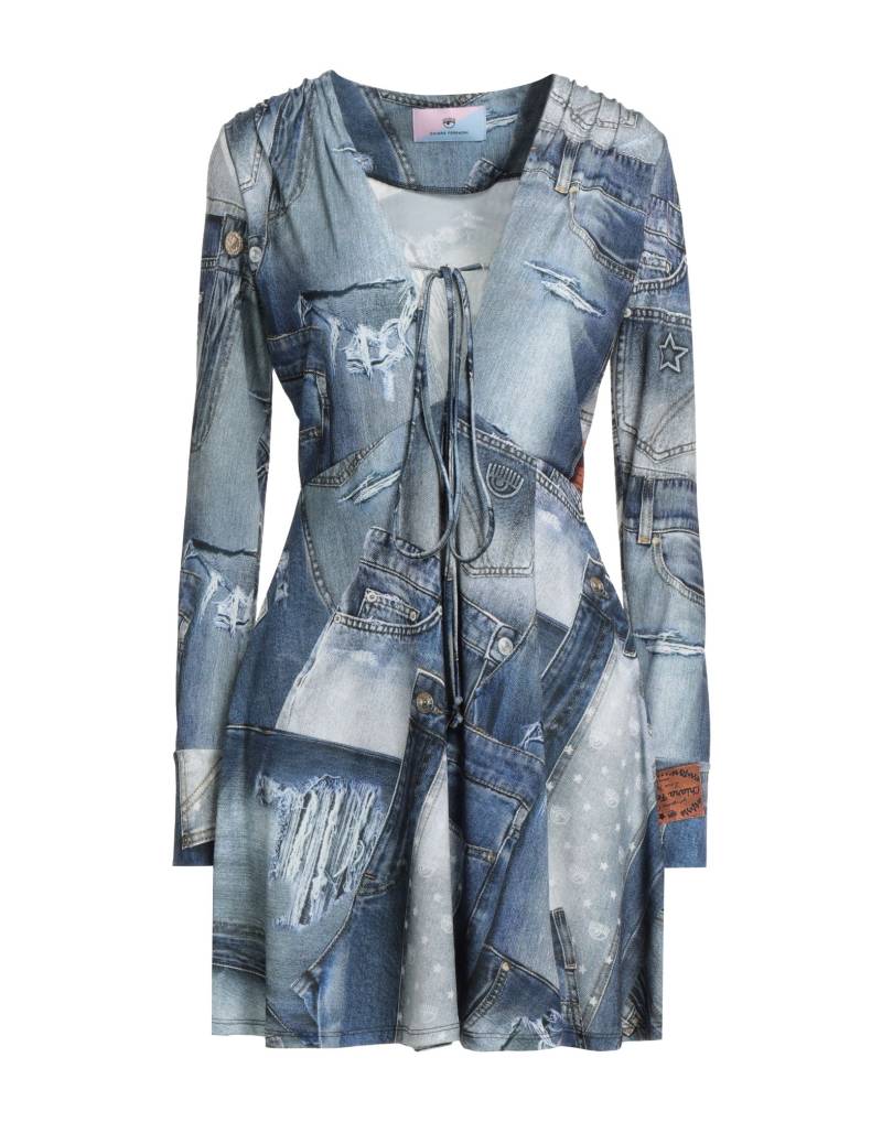 CHIARA FERRAGNI Mini-kleid Damen Blau von CHIARA FERRAGNI