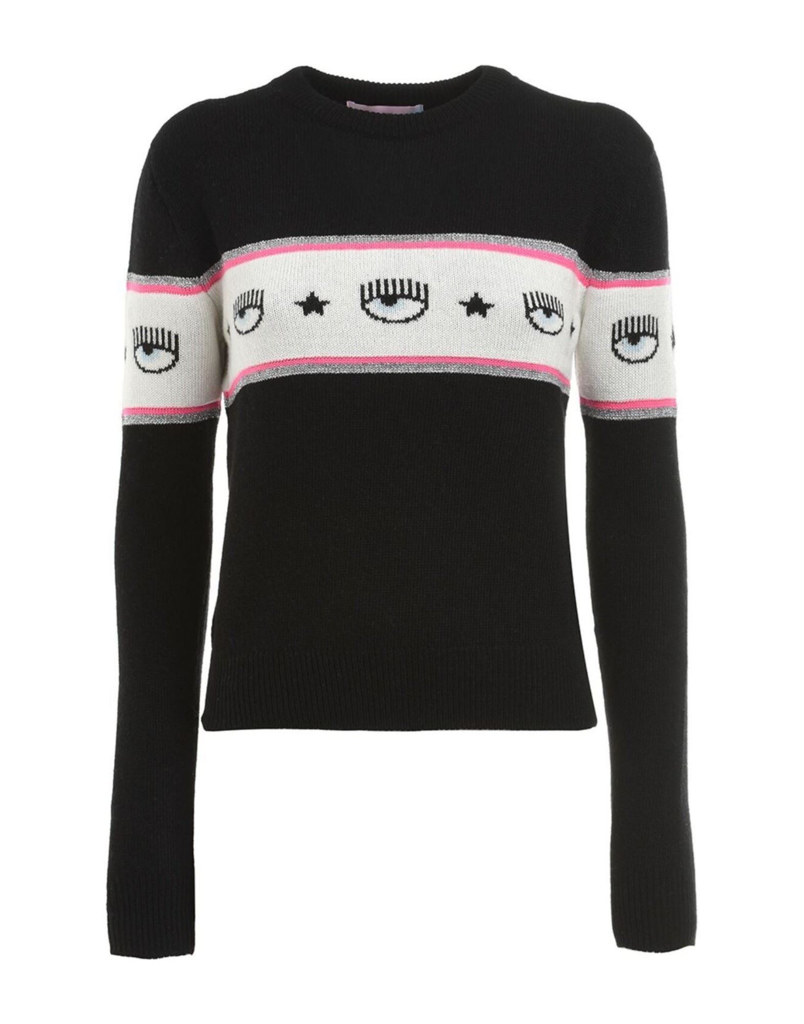 CHIARA FERRAGNI Pullover Damen Schwarz von CHIARA FERRAGNI