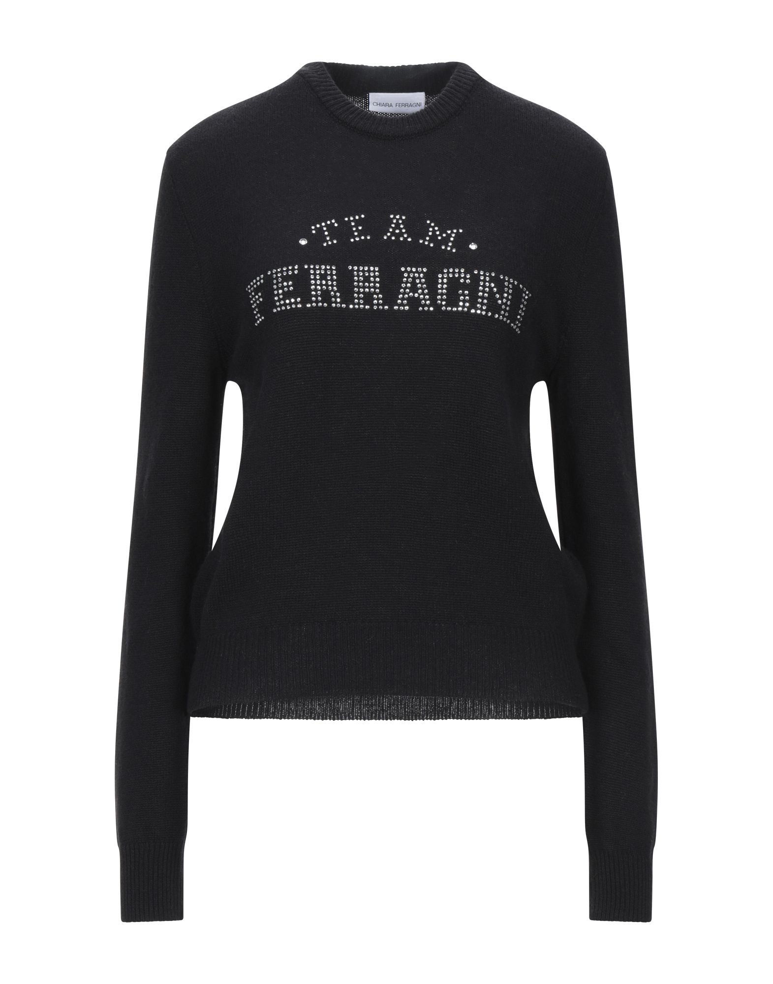 CHIARA FERRAGNI Pullover Damen Schwarz CHIARA FERRAGNI Pullover Damen Schwarz von CHIARA FERRAGNI