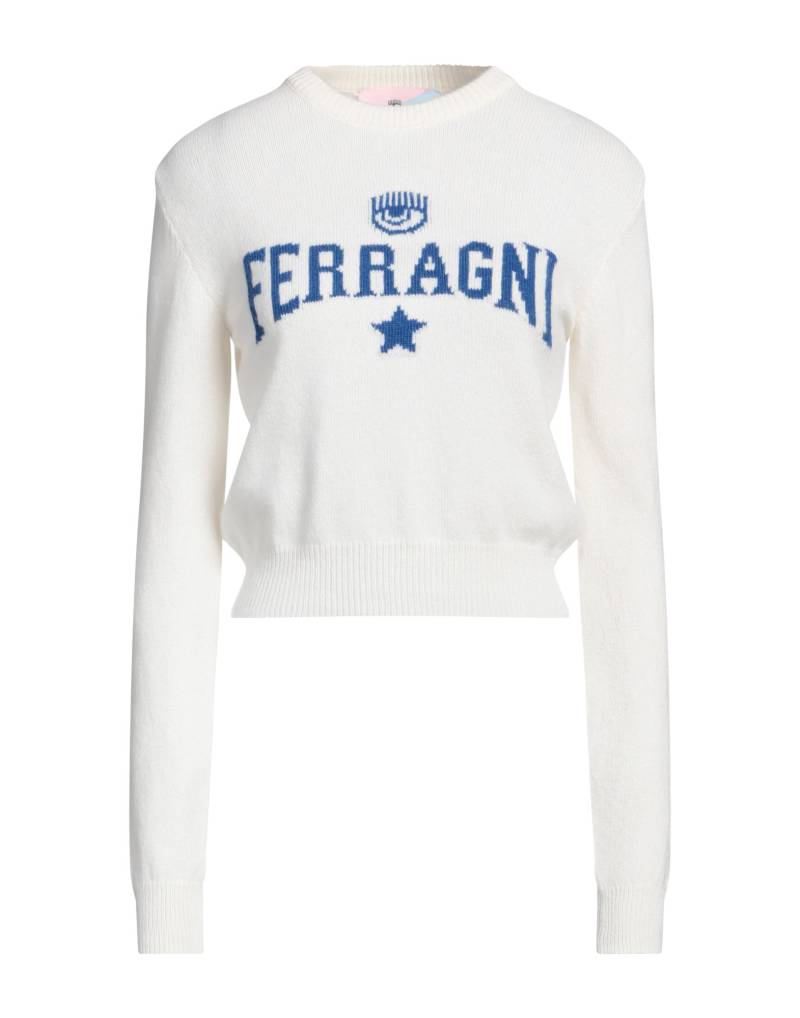 CHIARA FERRAGNI Pullover Damen Weiß von CHIARA FERRAGNI