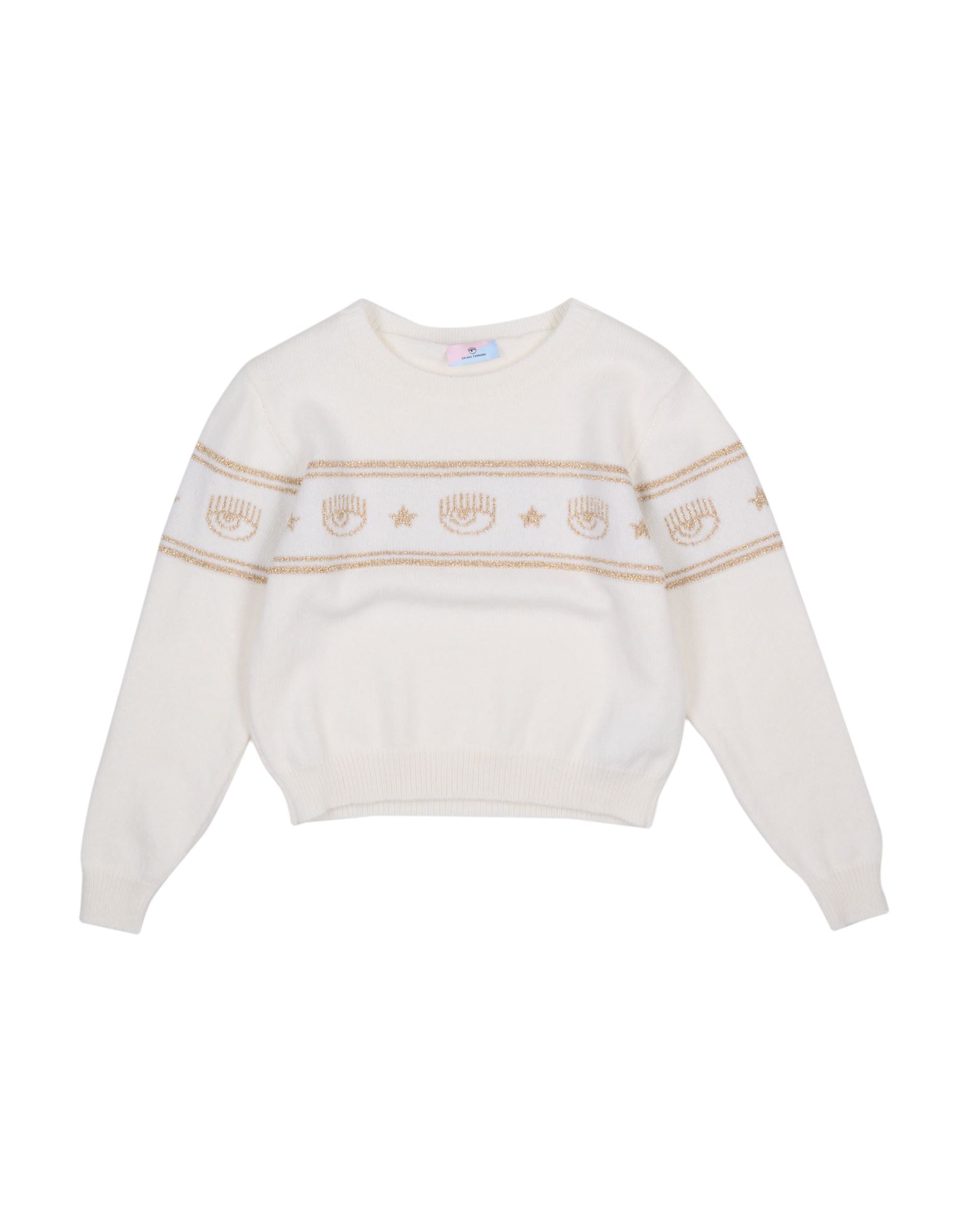 CHIARA FERRAGNI Pullover Kinder Weiß von CHIARA FERRAGNI