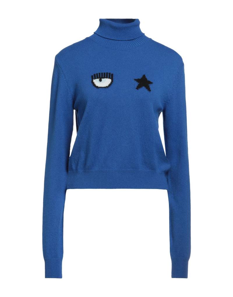 CHIARA FERRAGNI Rollkragenpullover Damen Blau von CHIARA FERRAGNI