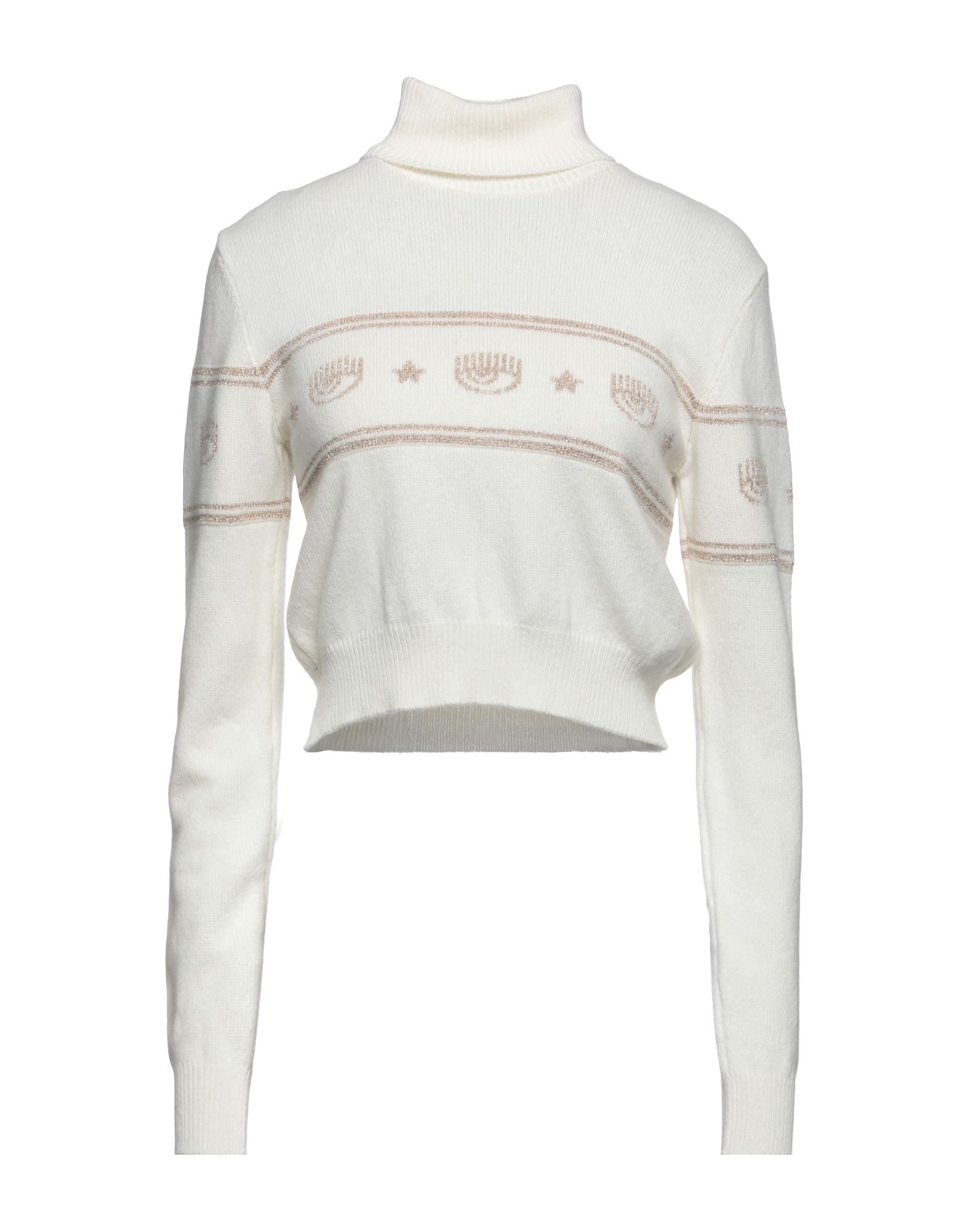 CHIARA FERRAGNI Rollkragenpullover Damen Elfenbein von CHIARA FERRAGNI