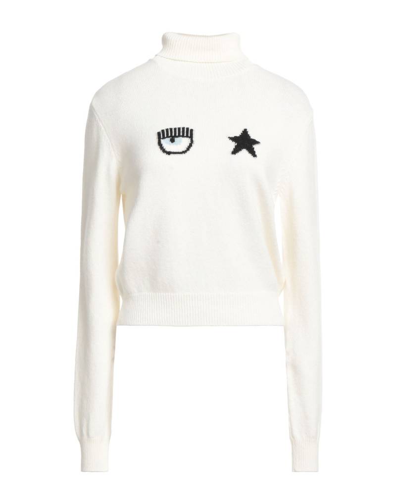 CHIARA FERRAGNI Rollkragenpullover Damen Elfenbein von CHIARA FERRAGNI