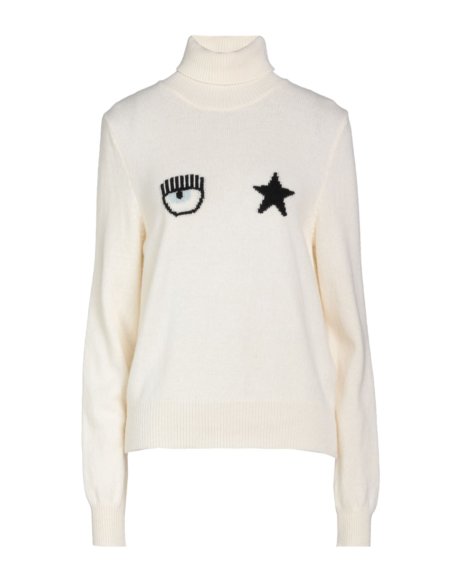 CHIARA FERRAGNI Rollkragenpullover Damen Elfenbein von CHIARA FERRAGNI