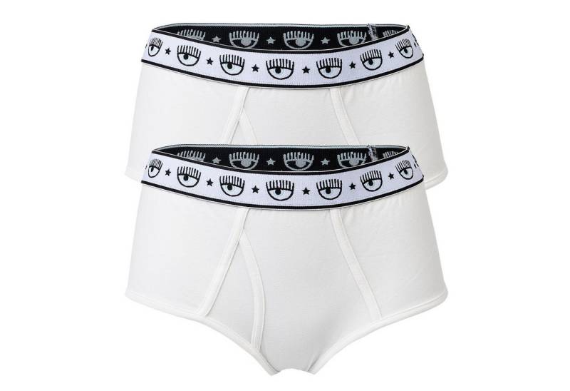 CHIARA FERRAGNI Slip Damen Slip 2er Pack Baumwolle (Packung, 2er Pack) von CHIARA FERRAGNI