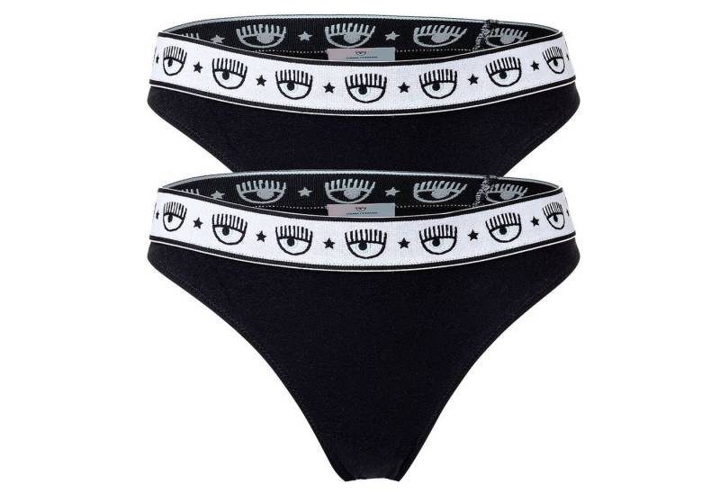 CHIARA FERRAGNI Slip Damen Slip 2er Pack Baumwolle (Packung, 2er Pack) von CHIARA FERRAGNI