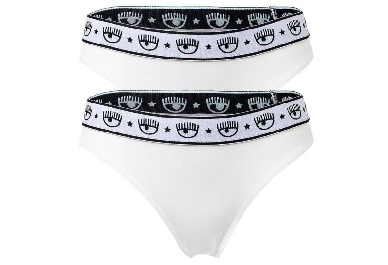 CHIARA FERRAGNI Slip Damen Slip 2er Pack Baumwolle (Packung, 2er Pack) von CHIARA FERRAGNI