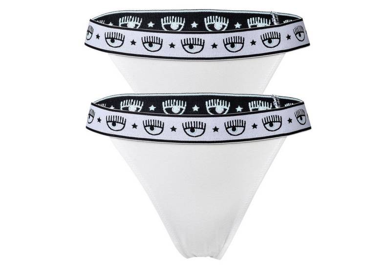 CHIARA FERRAGNI String Damen String 2er Pack Baumwolle (Packung, 2er Pack) von CHIARA FERRAGNI