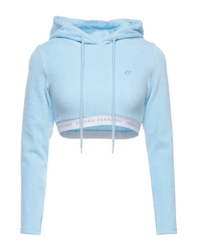 CHIARA FERRAGNI Sweatshirt Damen Himmelblau von CHIARA FERRAGNI