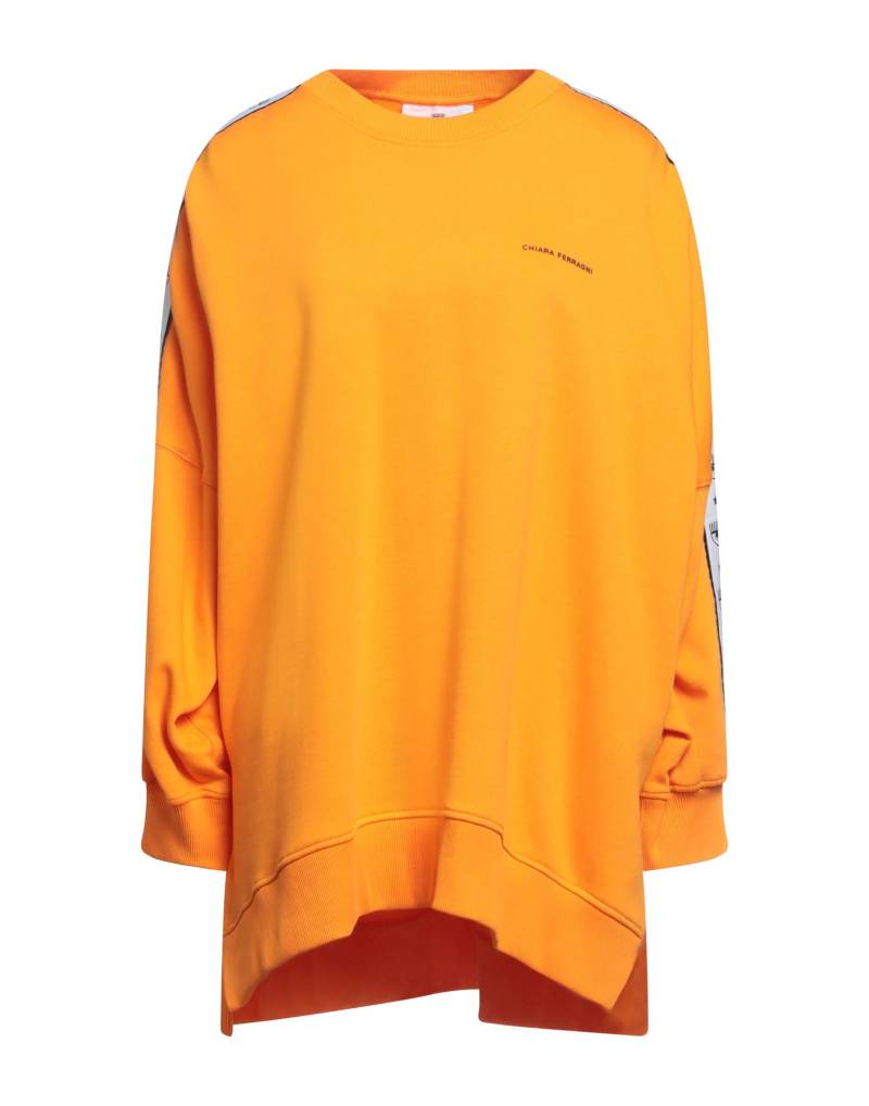 CHIARA FERRAGNI Sweatshirt Damen Orange von CHIARA FERRAGNI