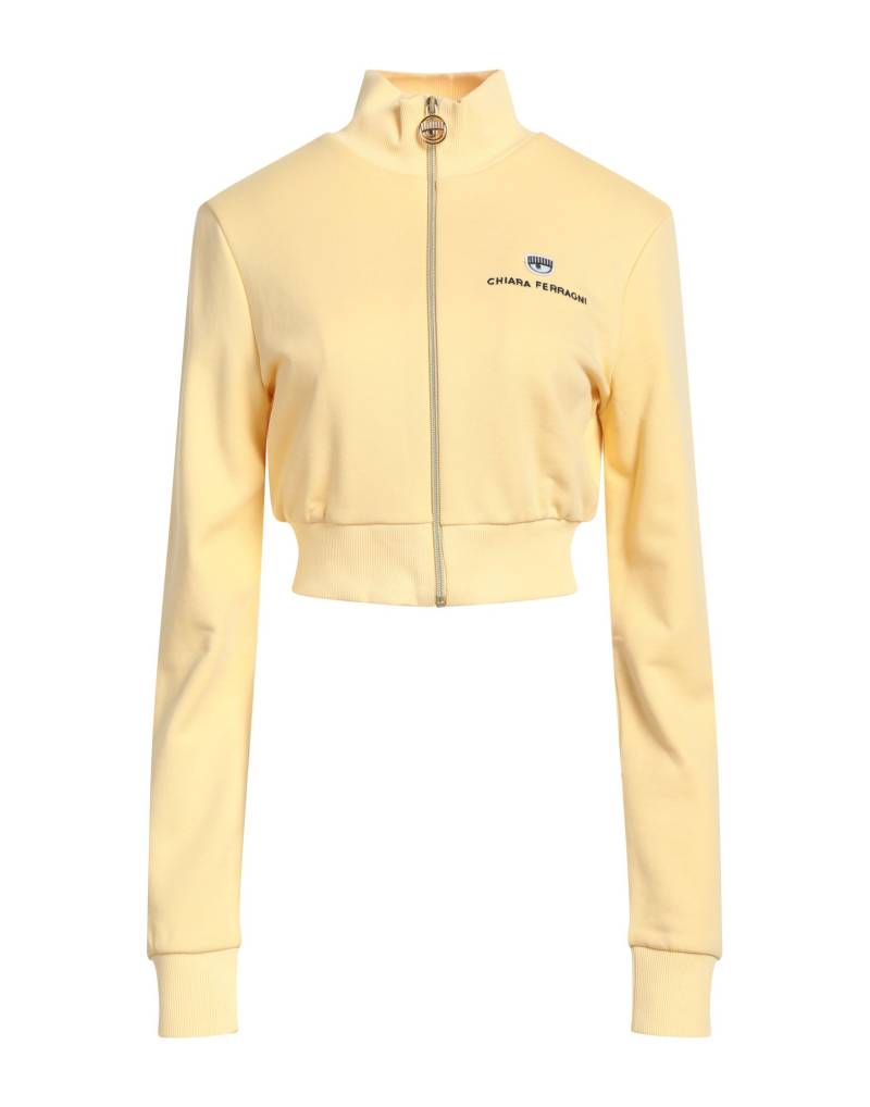 CHIARA FERRAGNI Sweatshirt Damen Pastellgelb von CHIARA FERRAGNI