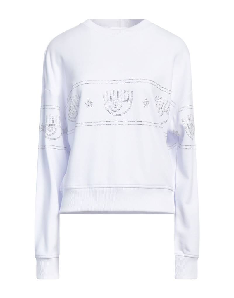 CHIARA FERRAGNI Sweatshirt Damen Weiß von CHIARA FERRAGNI