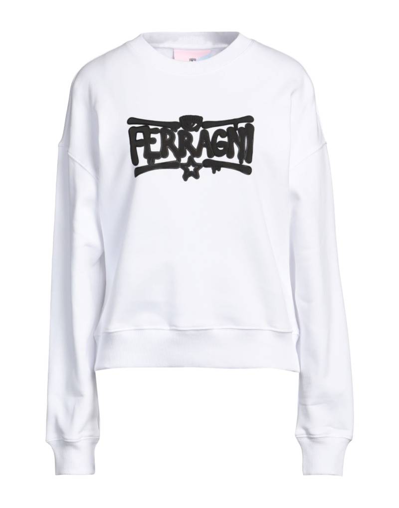 CHIARA FERRAGNI Sweatshirt Damen Weiß von CHIARA FERRAGNI