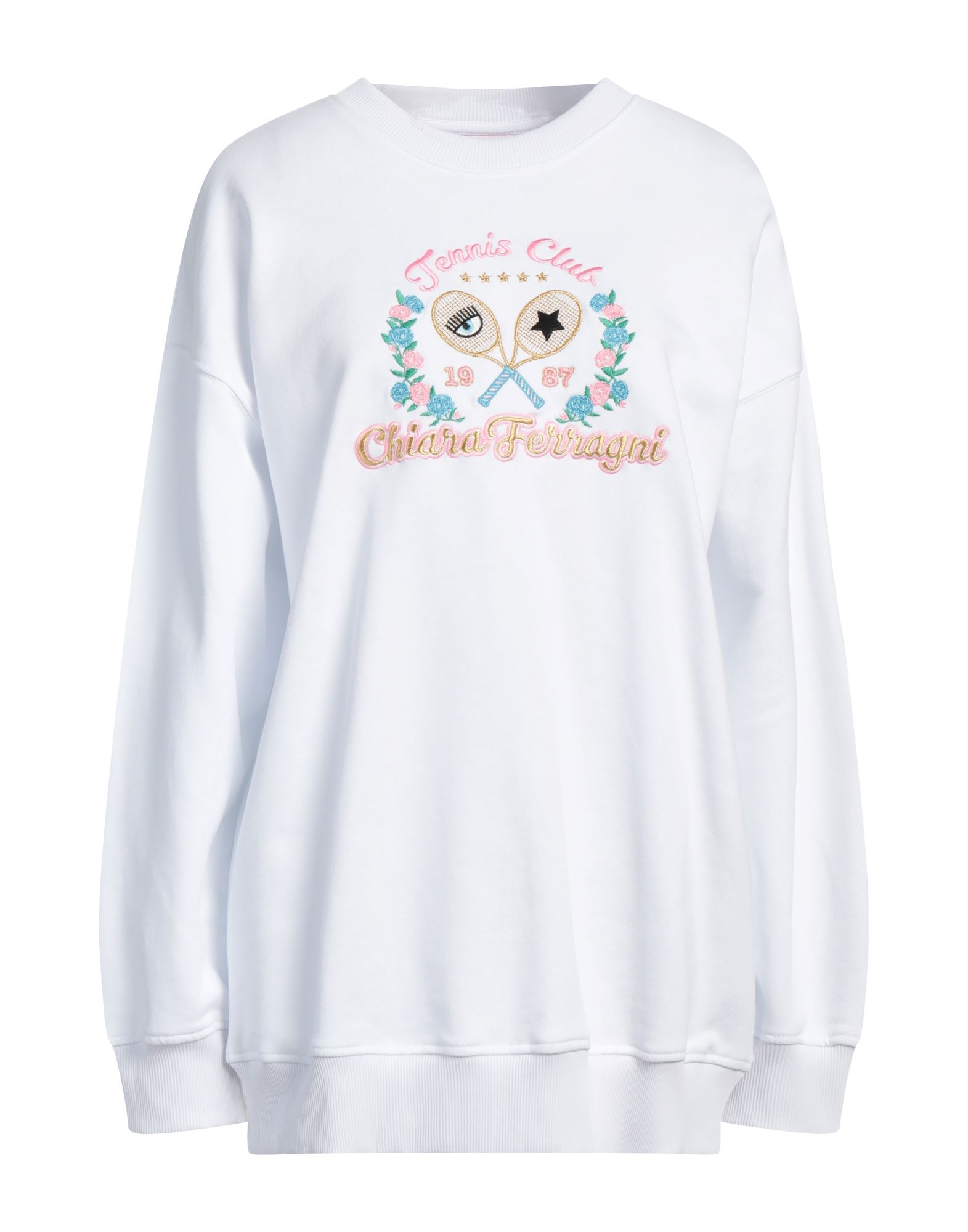 CHIARA FERRAGNI Sweatshirt Damen Weiß von CHIARA FERRAGNI