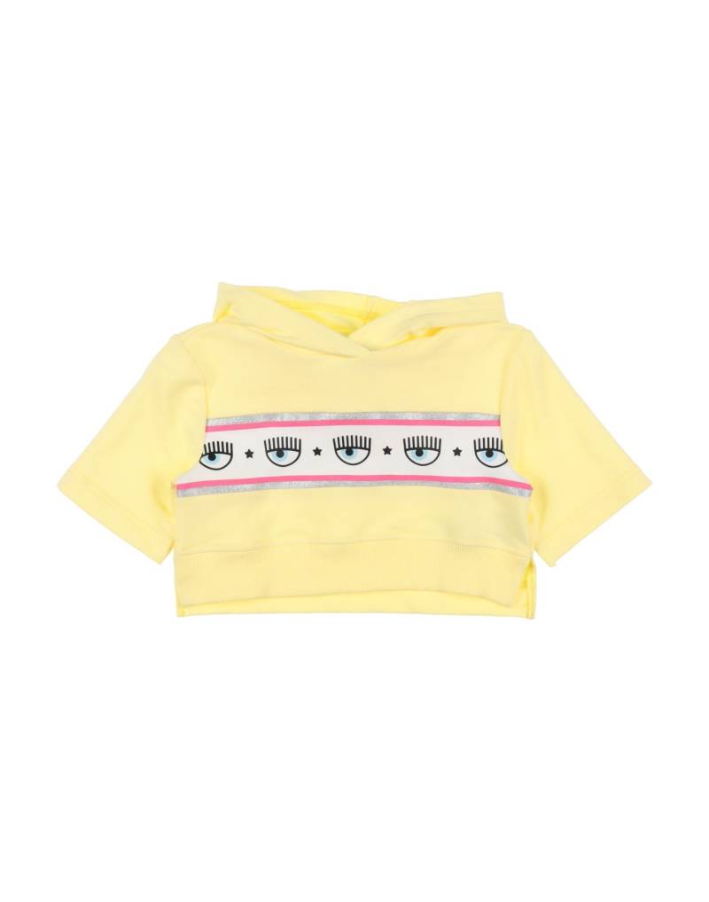CHIARA FERRAGNI Sweatshirt Kinder Pastellgelb von CHIARA FERRAGNI