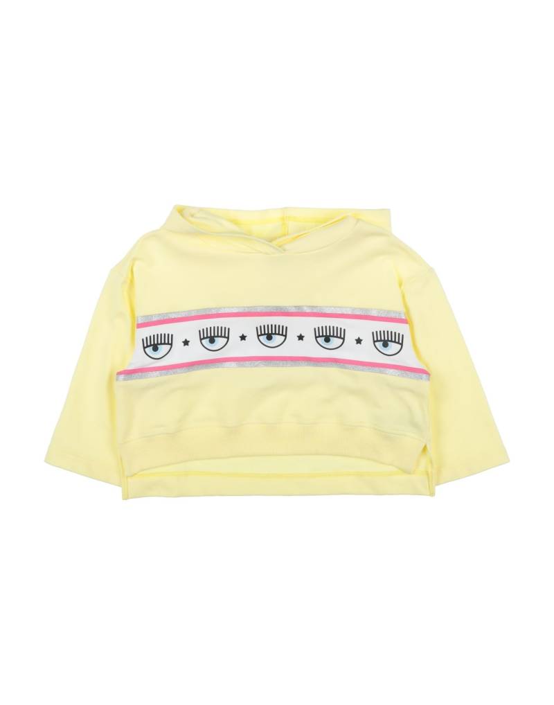 CHIARA FERRAGNI Sweatshirt Kinder Pastellgelb von CHIARA FERRAGNI
