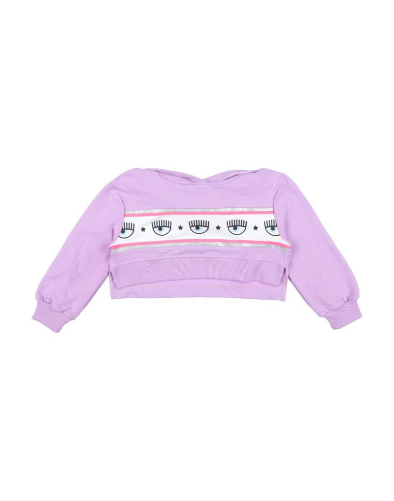 CHIARA FERRAGNI Sweatshirt Kinder Lila von CHIARA FERRAGNI