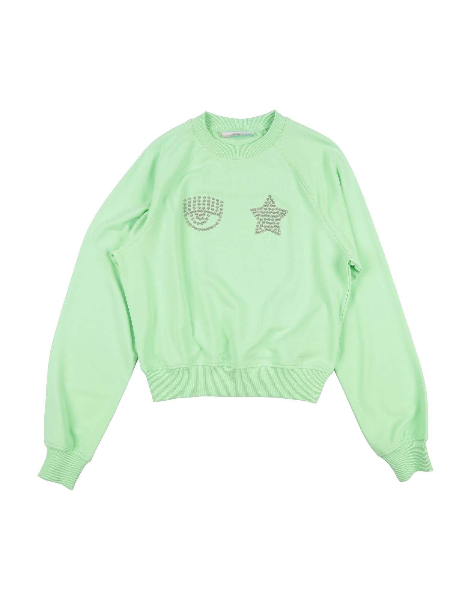 CHIARA FERRAGNI Sweatshirt Kinder Säuregrün von CHIARA FERRAGNI
