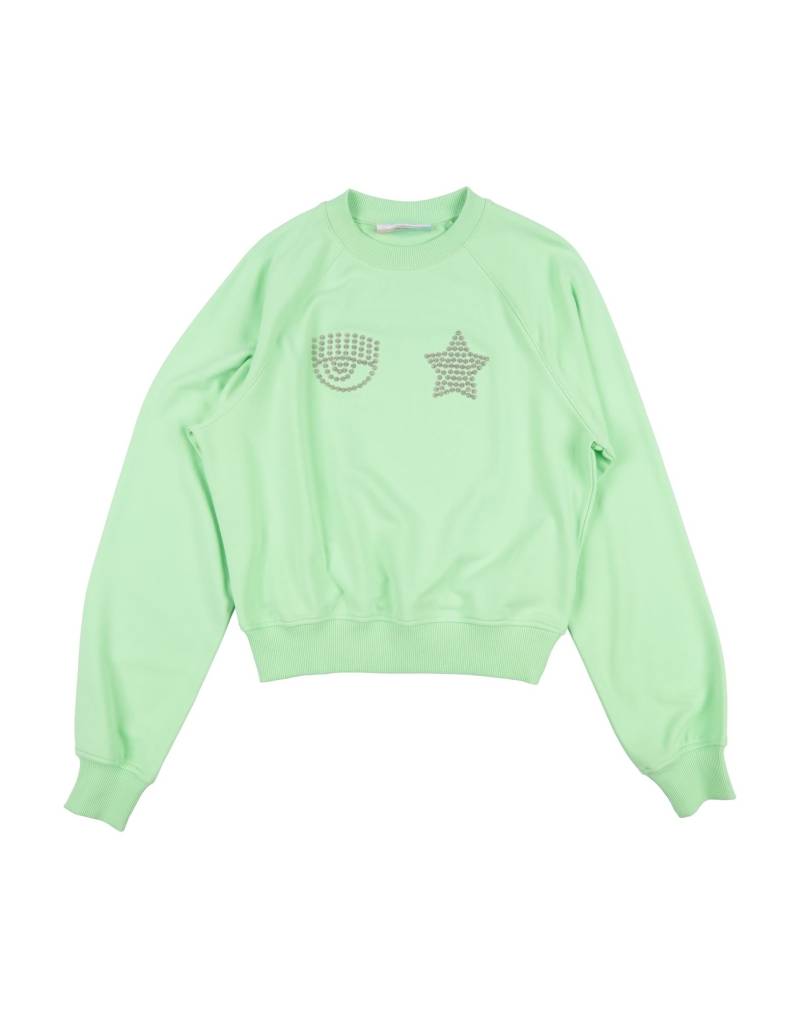 CHIARA FERRAGNI Sweatshirt Kinder Säuregrün von CHIARA FERRAGNI