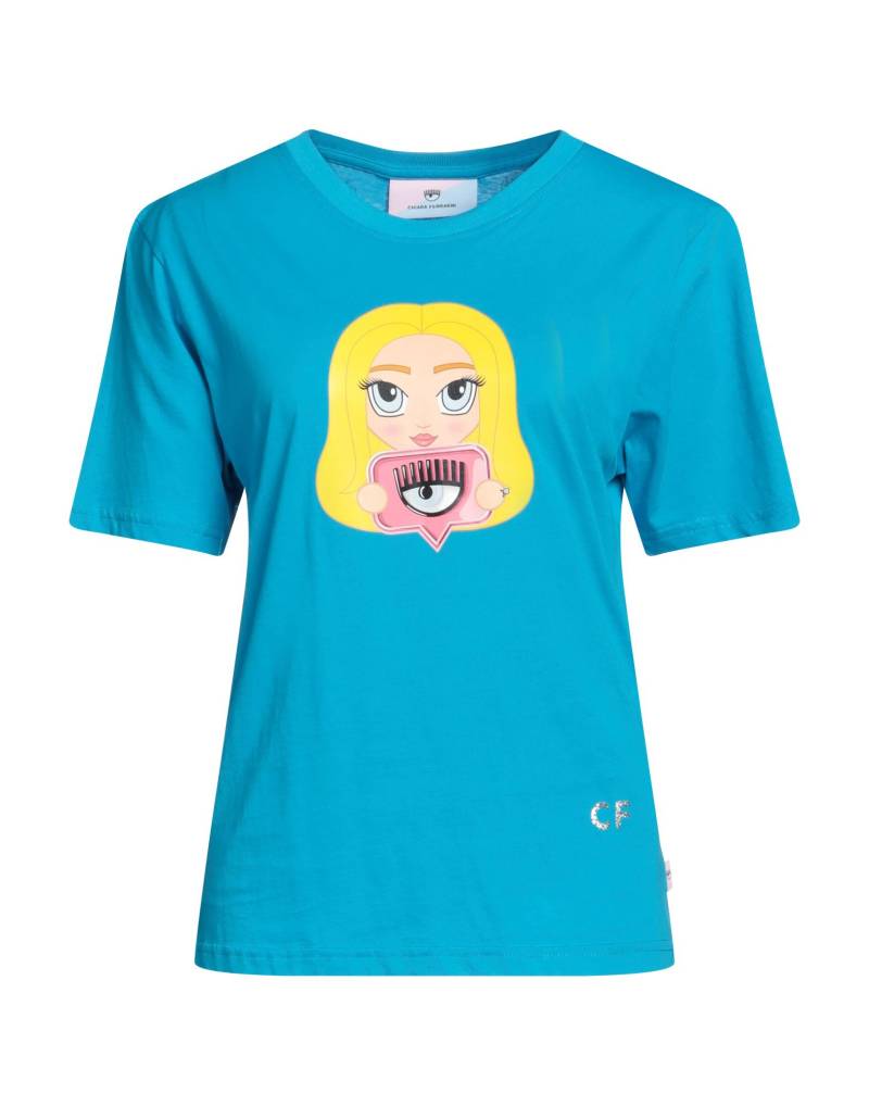 CHIARA FERRAGNI T-shirts Damen Azurblau von CHIARA FERRAGNI