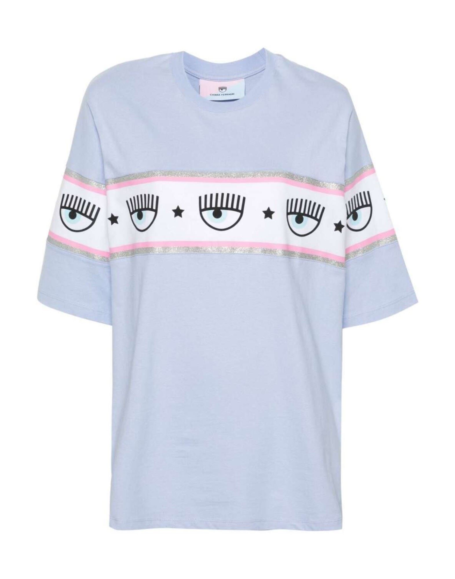 CHIARA FERRAGNI T-shirts Damen Blau von CHIARA FERRAGNI