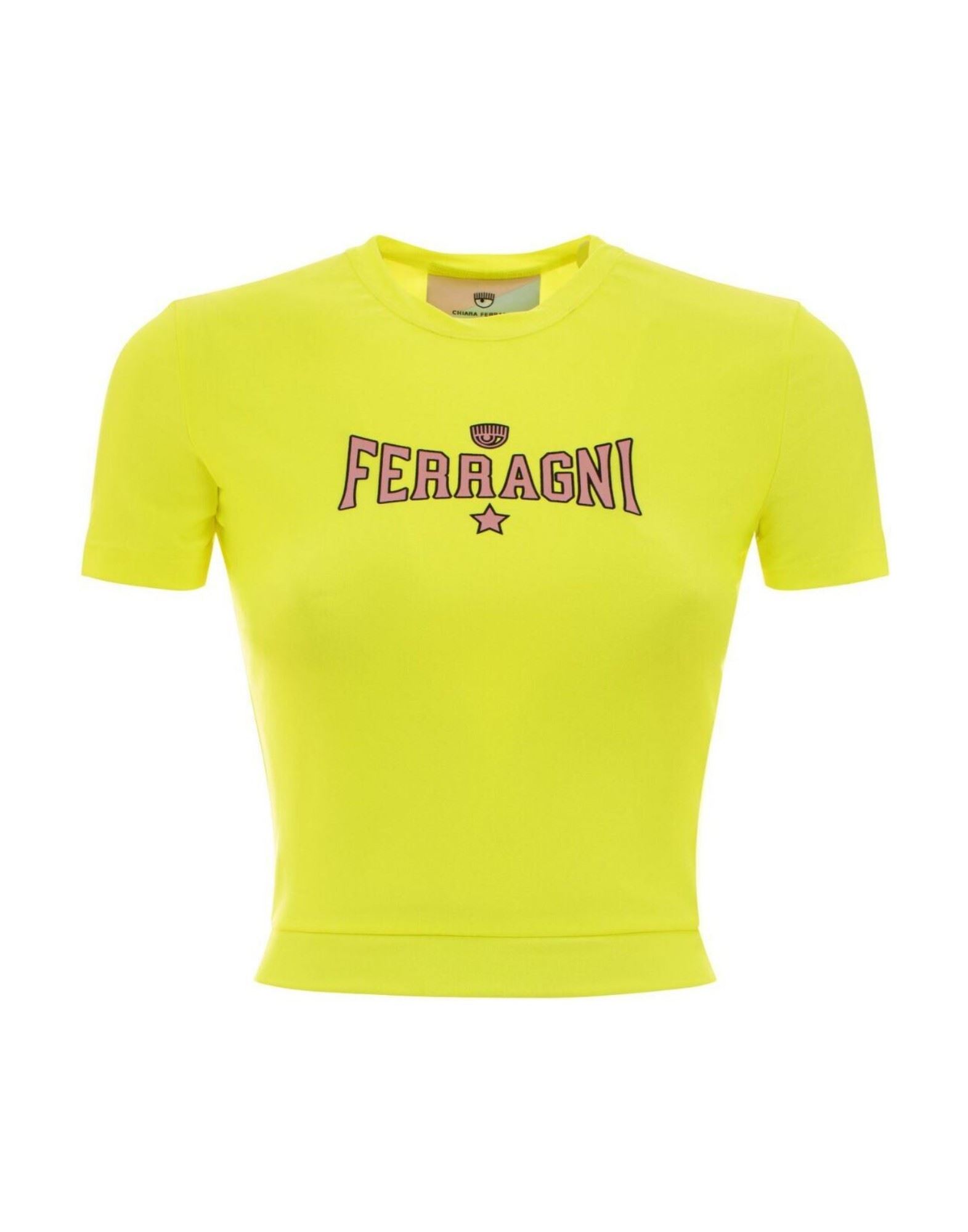 CHIARA FERRAGNI T-shirts Damen Neongelb von CHIARA FERRAGNI