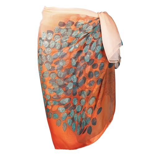 CHIC DIARY Weicher Dünner Strand Sarong Pareo Strandtuch großes Wickeltuch Bikini Cover-Up Sommer Strandkleid Damen von CHIC DIARY