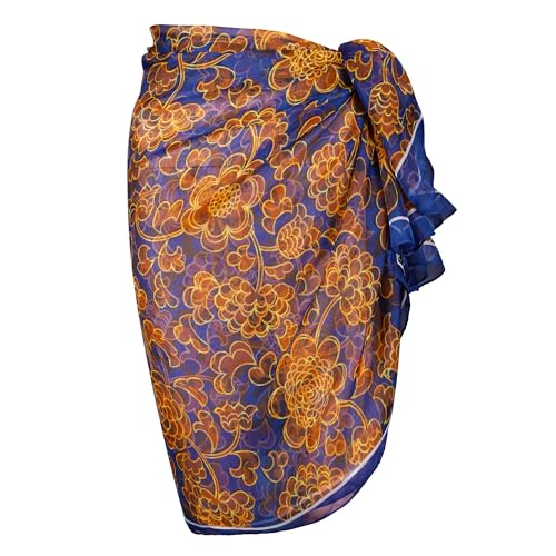 CHIC DIARY Weicher Dünner Strand Sarong Pareo Strandtuch großes Wickeltuch Bikini Cover-Up Sommer Strandkleid Damen von CHIC DIARY
