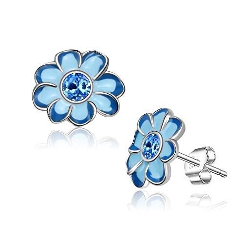 Gänseblümchen Ohrringe 925 Sterling Silber Gänseblümchen Ohrringe Blau Hypoallergene Gänseblümchen Ohrstecker für Frauen Zierlich Niedlich Mothers Day Blumen Ohrringe Schmuck Gänseblümchen Ohrringe 925 Sterling Silber Gänseblümchen Ohrringe Blau Hypoallergene Gänseblümchen Ohrstecker für Frauen Zierlich Niedlich Mothers Day Blumen Ohrringe Schmuck von CHIC & ARTSY
