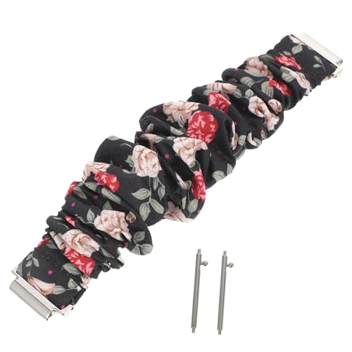 CHICAMPERA 1 Stück bedruckter Scrunchie-Riemen Armband Band mit farbigem Muster uhrenarmbänder Uhr Druckband Weberei von CHICAMPERA