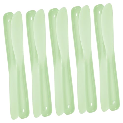 CHICAMPERA 10 Stück Teiliges Silikon Cosmetic Spatel mit Langem Griff Vielseitiges Make Up Rührwerkzeug für Foundation Gesichtsmaske und Kosmetik Glatte Oberfläche Einfach Wiederverwendbar von CHICAMPERA