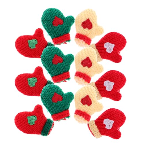 CHICAMPERA 16 Stück Mini -Weihnachtsgarnhandschuhe Weihnachtsschmuck in Form von Fäustlingen Kind Handschuh zur Puppenherstellung Stoff deko Mini-Handschuhe Mini-Fäustlinge zum Basteln Plüsch CHICAMPERA 16 Stück Mini -Weihnachtsgarnhandschuhe Weihnachtsschmuck in Form von Fäustlingen Kind Handschuh zur Puppenherstellung Stoff deko Mini-Handschuhe Mini-Fäustlinge zum Basteln Plüsch von CHICAMPERA