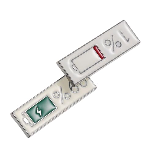 CHICAMPERA 2 Stück Cartoon Electric Power Brosche Kleinkind Brosche Jungen Brosche Zierliche Brosche Stilvolle Brosche Humorvolle Brosche Brosche Süße Brosche Legierung von CHICAMPERA