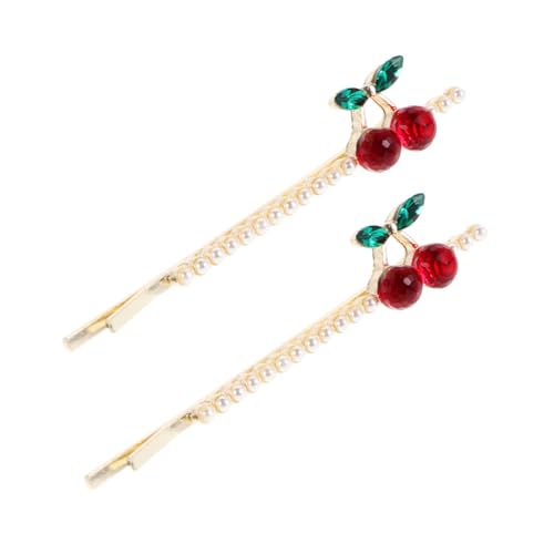 CHICAMPERA 2 Stück Kirsche Strass Haarspange dekorative Kirschhaarspange dekorative Haarspange Kirschhaarzubehör Kirschhaarspangen für Frauen Haarspangen mit Strass Legierung CHICAMPERA 2 Stück Kirsche Strass Haarspange dekorative Kirschhaarspange dekorative Haarspange Kirschhaarzubehör Kirschhaarspangen für Frauen Haarspangen mit Strass Legierung von CHICAMPERA