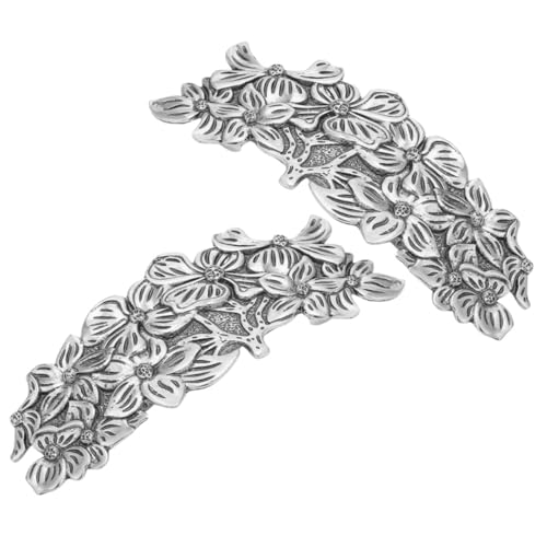 CHICAMPERA 2 Stück Teiliges Damen Haarclip Blumenmotiv Vintage Haarklammern aus Langlebigem Legierungs material Komfortabel und Schmerzfrei Geeignet für Party Hochzeit Alltag und von CHICAMPERA