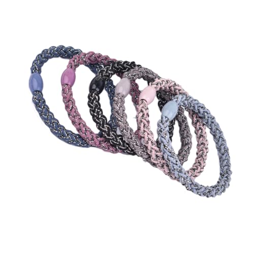 CHICAMPERA 20stücke Elastische Haarseile Für Frauen Pferdeschwanzhalter Aus Geflochtenem Material Stretchband Für Mädchen Haar-accessoire in Verschiedenen Farben Für Alltag Und Jeden Anlass von CHICAMPERA